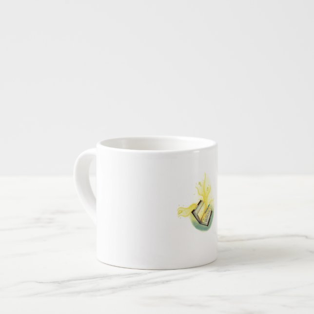 Zauberbuch Espressotasse (Vorderseite Links)