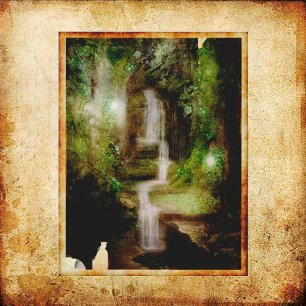 Zauberbuch für Wasserfall