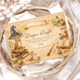 Zauberbuch-Hexenmeister-Windel-Verlosung Begleitkarte