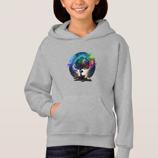 Zauberbuch Hoodie (Vorderseite)