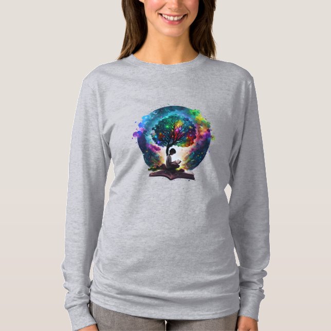 Zauberbuch T-Shirt (Vorderseite)