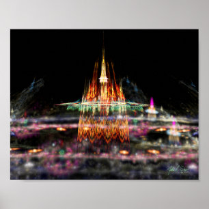 Zauberburg (10x8) poster