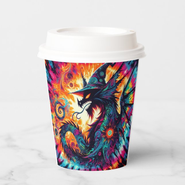 Zauberdrache für den Knowledge Paper Cup Pappbecher (Vorderseite)