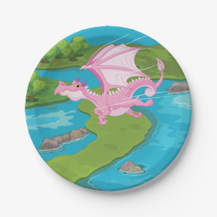 Zauberdrache Pappteller