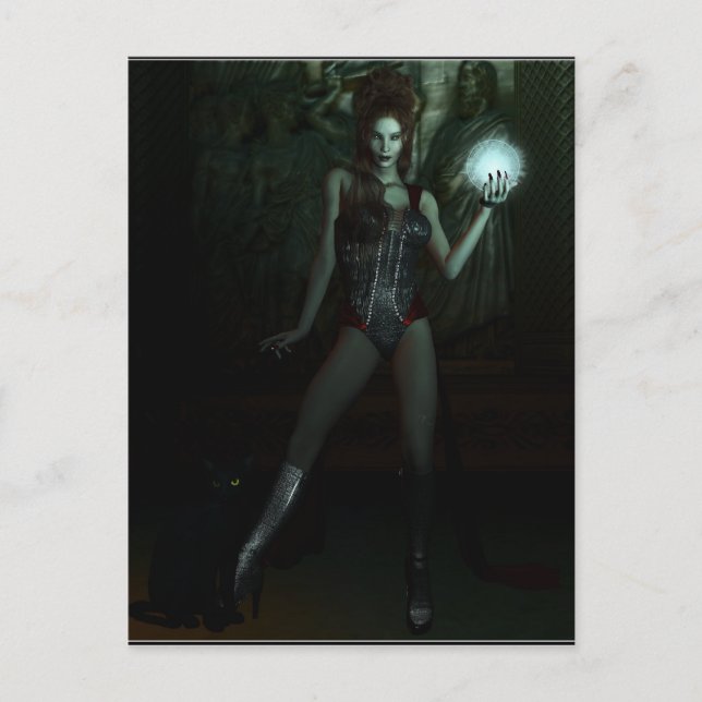 Zauberei Postkarte (Vorderseite)