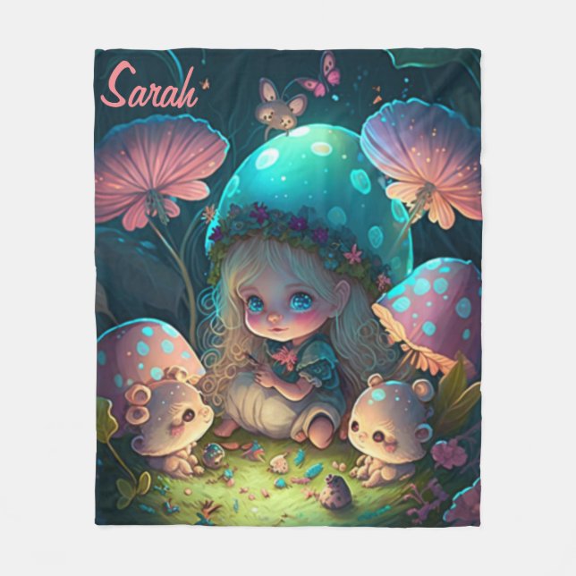 Zauberelf Momente Fleecedecke (Vorderseite)
