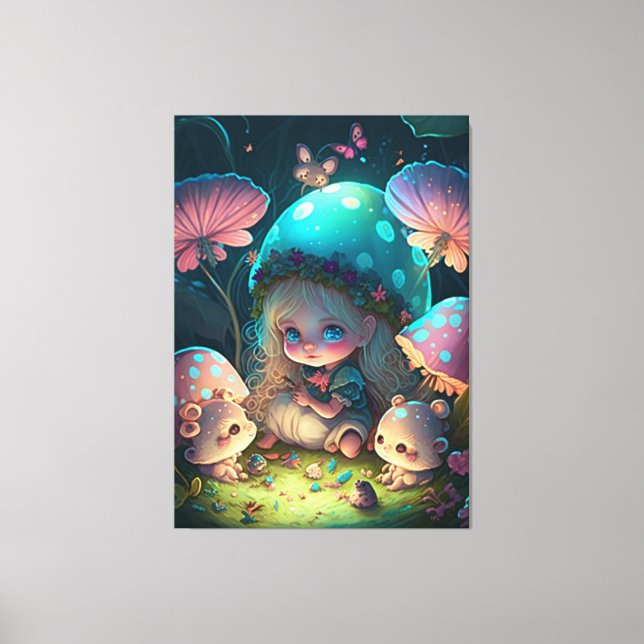 Zauberelf Momente Leinwanddruck (Vorderseite)