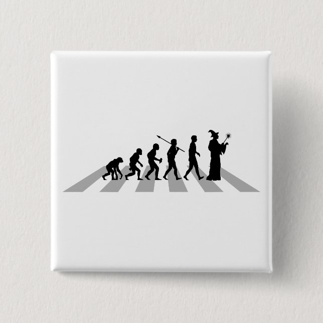 Zauberer Button (Vorderseite)