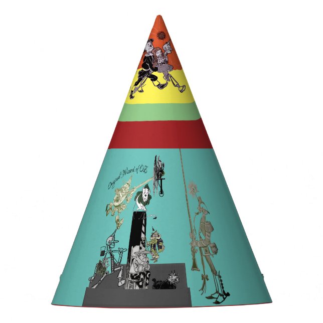 Zauberer des OZ Authentic Illustrations-Party | Partyhütchen (Vorderseite)