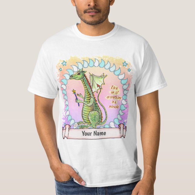 Zauberer-Drache T-Shirt (Vorderseite)
