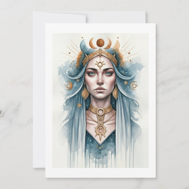 Zauberer Einladung (Vorderseite)