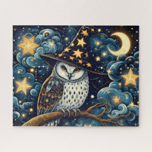 Zauberer Eule Sternennacht Puzzle
