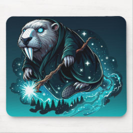 Zauberer für mystische Biber Mousepad