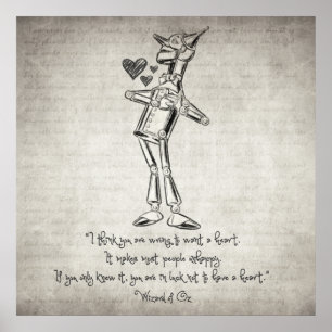 Zauberer für Oz Zitat Poster