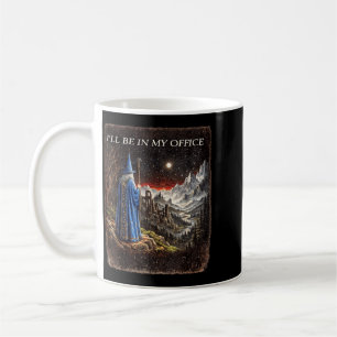 Zauberer Ich werde im Büro sein Lustiger Zauberer  Kaffeetasse
