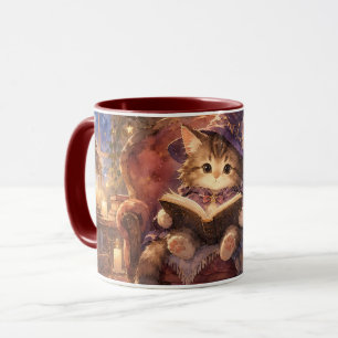 Zauberer-Kätzchen-Tasse für Geschichtenstunden Tasse