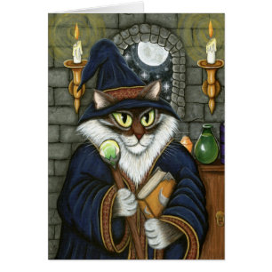 Zauberer-Katzen-MERLIN-Magier-magische