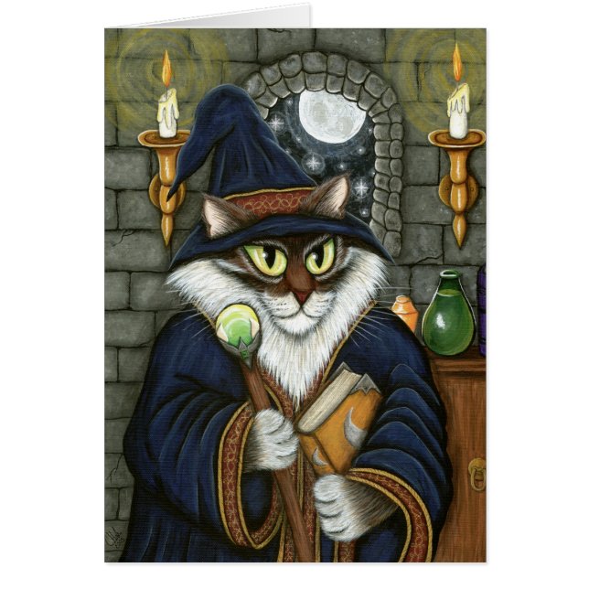 Zauberer-Katzen-MERLIN-Magier-magische (Vorne)
