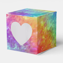 Zauberer - lebhafter Regenbogenriss ombre: Geschenkschachtel