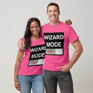 Zauberer-Modus: Dunkle Ausgabe - Doppeltes versah T-Shirt