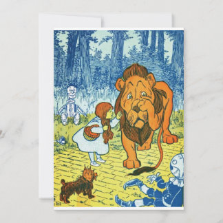 Zauberer Oz Dorothy und die feige Löwe
