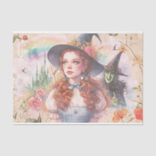 Zauberer Oz - Hexe beißen - Dorothy - Entfärbung Seidenpapier