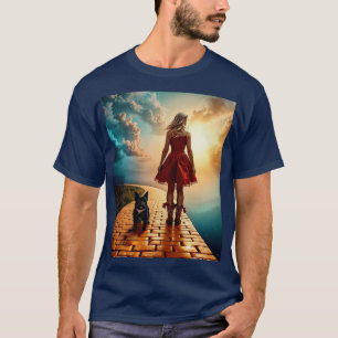 Zauberer Oz - Moderner Stil T-Shirt