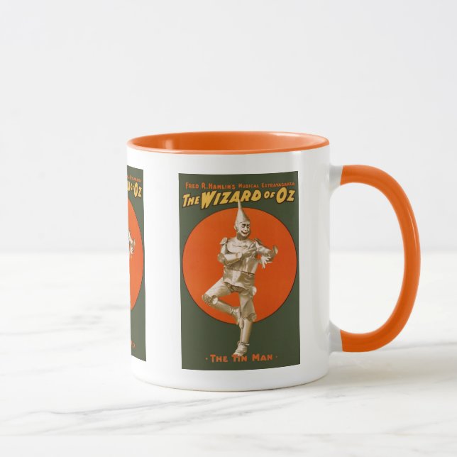 Zauberer Oz Tin Man - Vintages Musiktheater Tasse (Rechts)