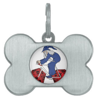 Zauberer-Reitfahrrad mit 20 mit Seiten versehenen Tiermarke