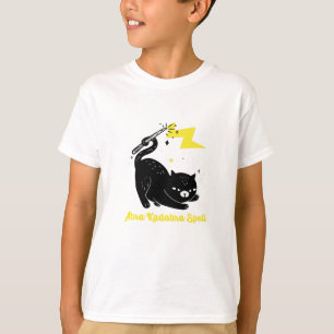 Zauberer schwarze Katze - Abra Kadabra Zauber T-Shirt
