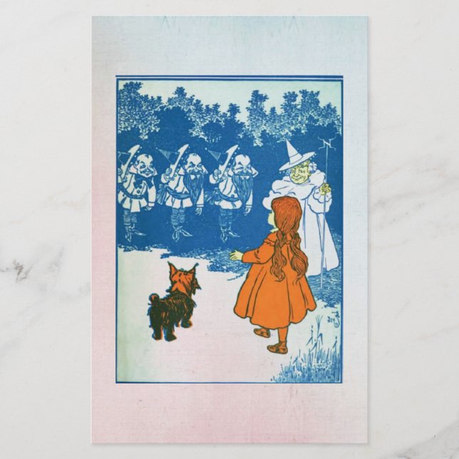 Zauberer von Oz Briefpapier (Vorderseite)