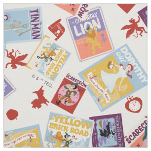 Zauberer von Oz™ Charakter-Druck-Wurf-Muster Stoff