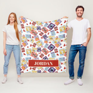 Zauberer von Oz™ Charakterdruck-Wurfvorlage Fleecedecke