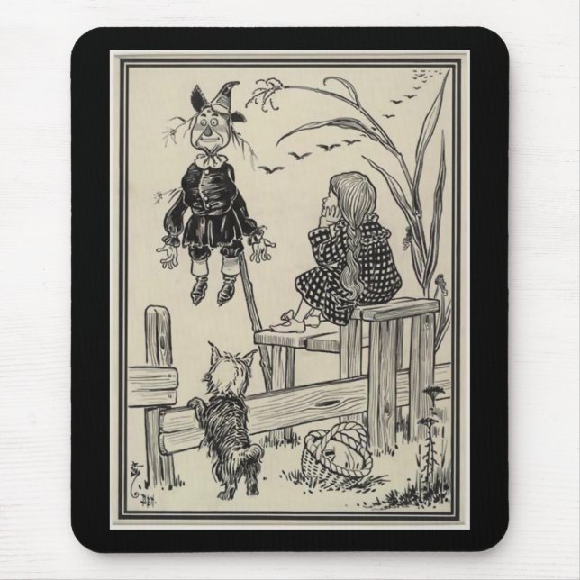 Zauberer von Oz Dorothy und die Vogelscheuche Mousepad (Vorne)