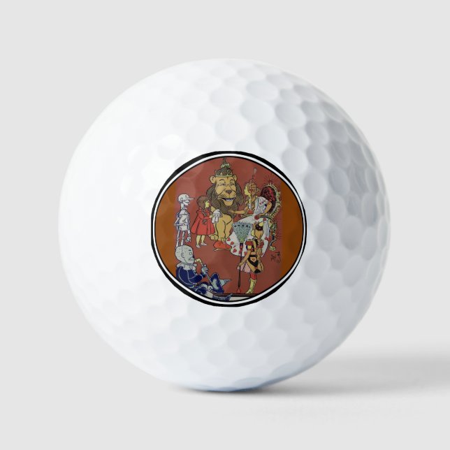 Zauberer von Oz Golf Ball (Vorderseite)