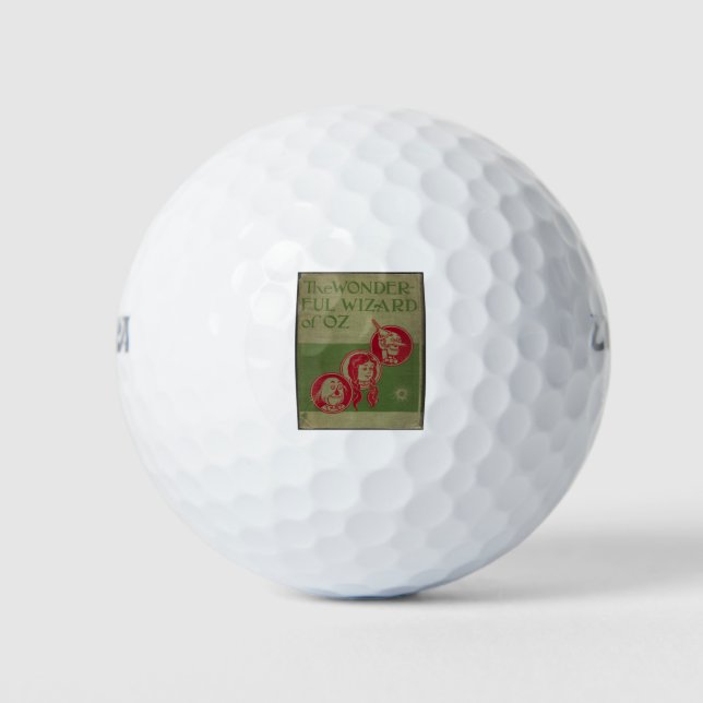 Zauberer von Oz Golf Balls Golfball (Vorderseite)
