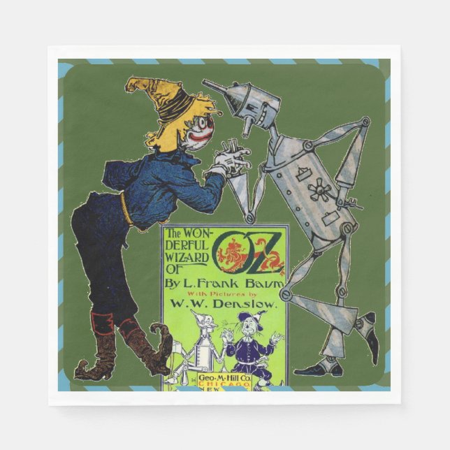 Zauberer von Oz Paper Napkin Serviette (Vorderseite)