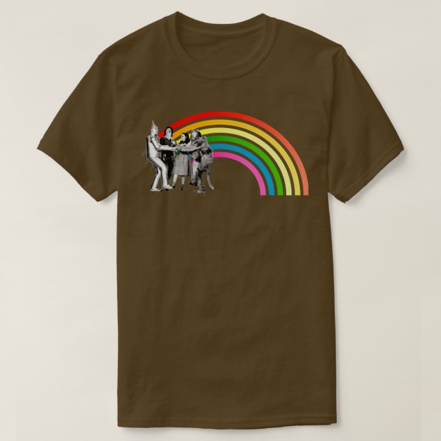 Zauberer von Oz Rainbow T-Shirt (Design vorne)