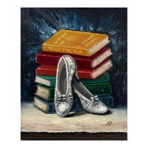 Zauberer von Oz Silver Shoes Giclee Print