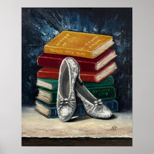 Zauberer von Oz Silver Shoes Giclee Print Poster