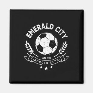 Zauberer von Oz Smaragd Stadt Fußball Kostüm Ha Magnet