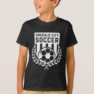Zauberer von Oz Smaragd-Stadt Fußball Kostüm Ha T-Shirt
