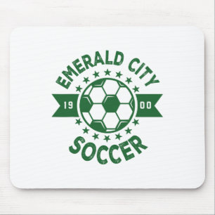 Zauberer von Oz Smaragd-Stadt Fußball Kostüm Mousepad