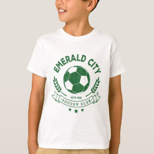 Zauberer von Oz Smaragd-Stadt Fußball Kostüm T-Shirt