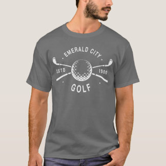 Zauberer von Oz Smaragd-Stadt Golfspieler Kostüm H T-Shirt