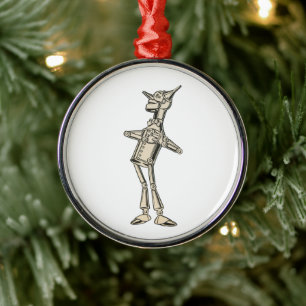 Zauberer von Oz Tin Man Ornament Aus Metall