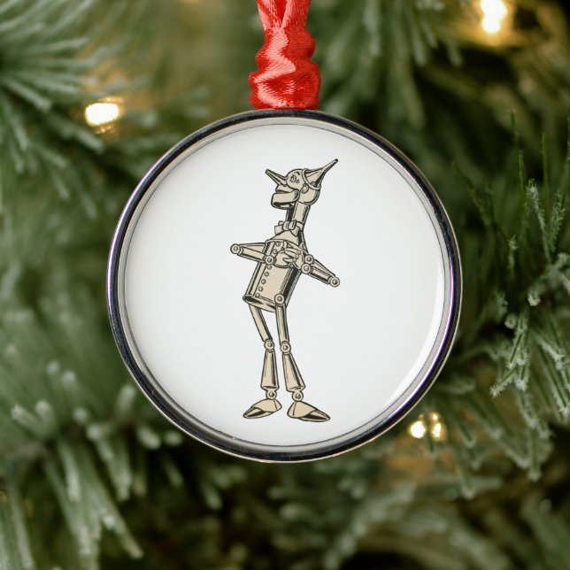 Zauberer von Oz Tin Man Ornament Aus Metall (Baum)