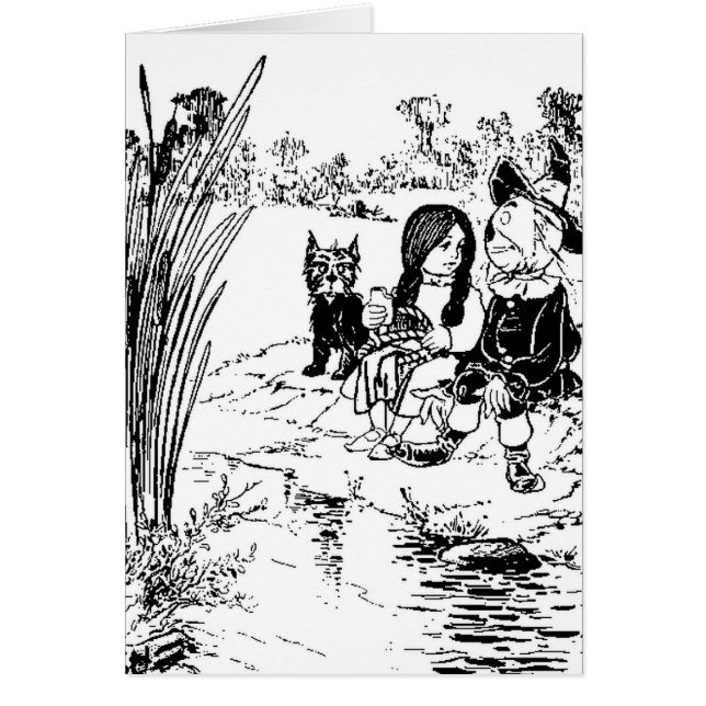 Zauberer von Oz Toto, Dorothy und Vogelscheuche (Vorne)