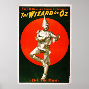 Zauberer von Oz - Zinn Man 1903 Poster