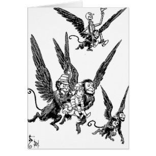 Zauberer- von Ozfliegen-Affen